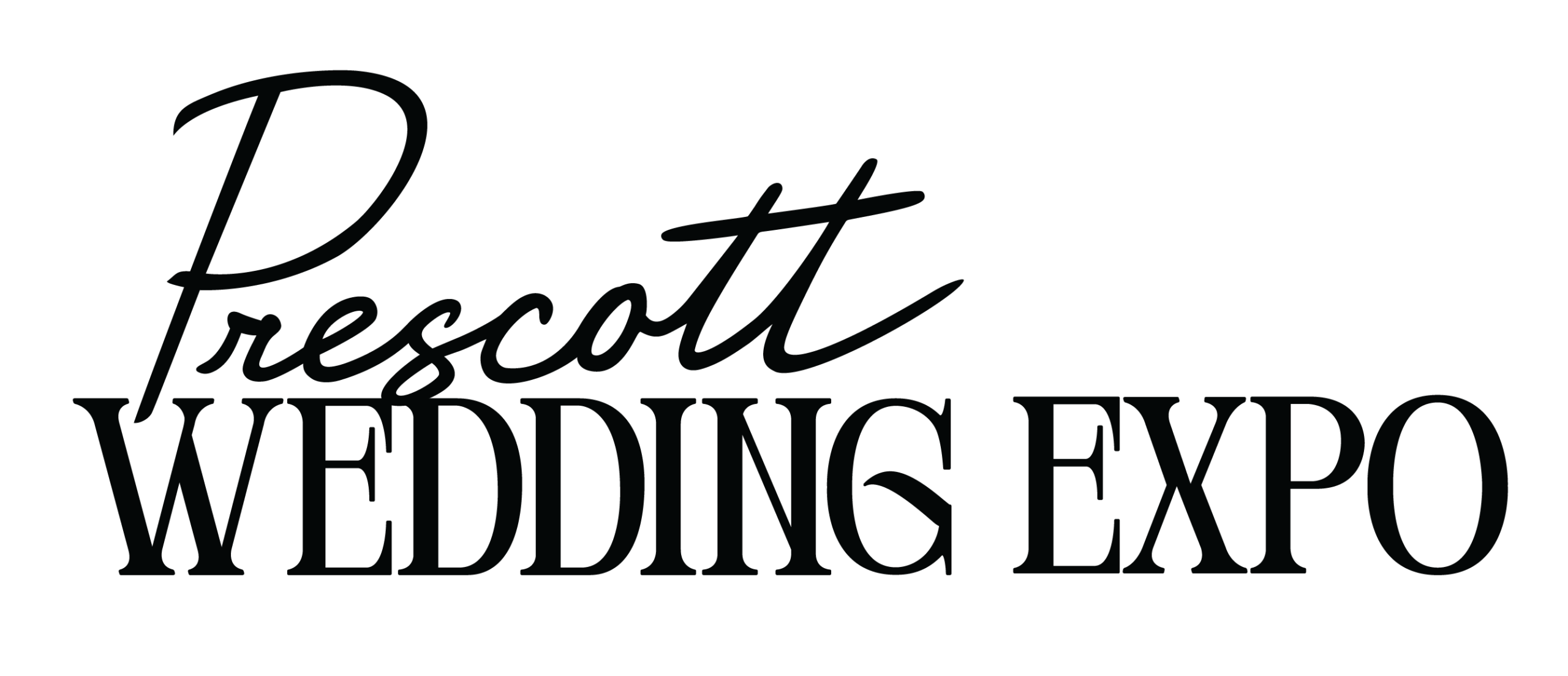 Prescott-Wedding-Expo-Logo-Wordmark-Stack-Black